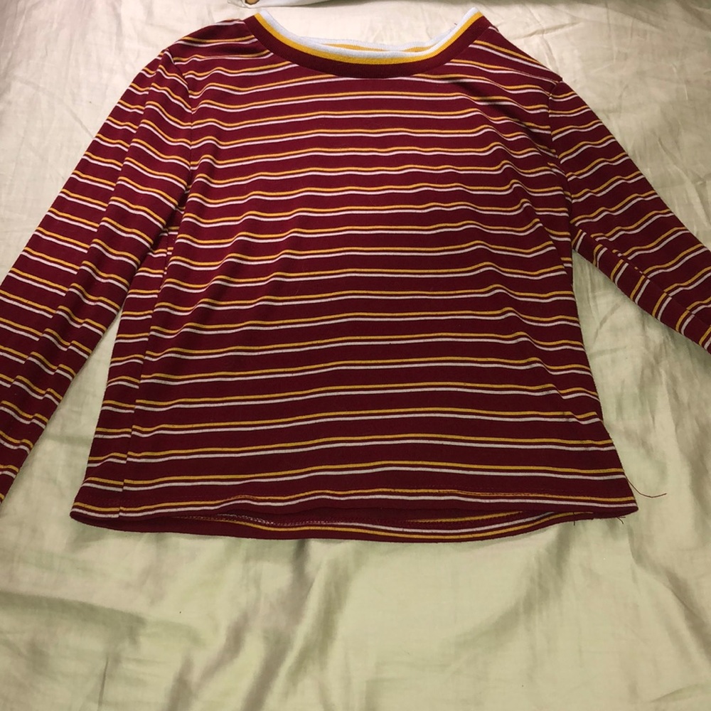 Striped crop top